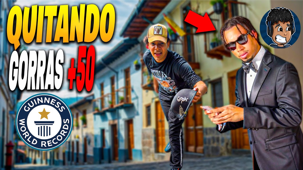 Quitando 50 Gorras a Personas Desconocidas