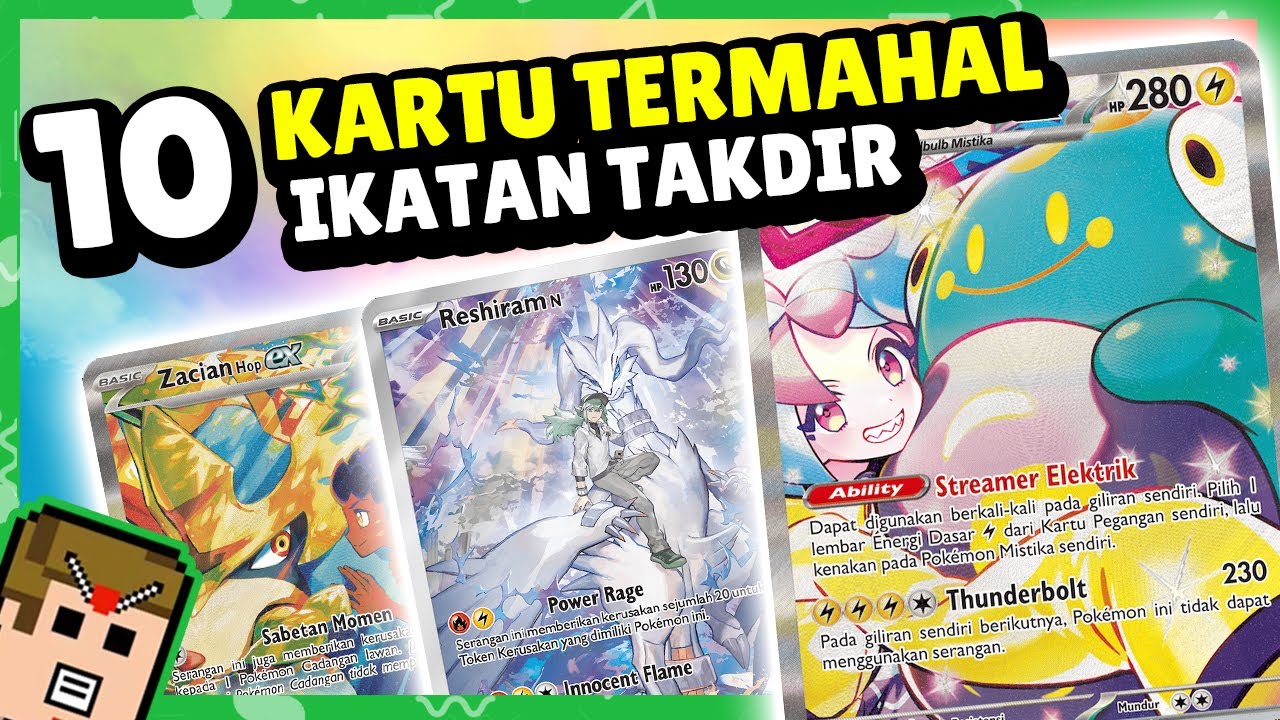 10 Kartu Pokemon Termahal di Ikatan Takdir - Kartu Pokemon Indonesia