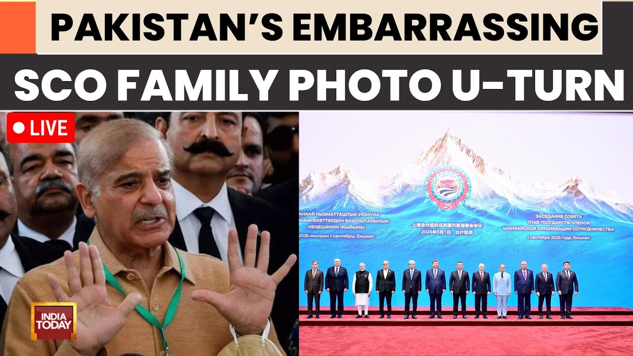 LIVE: Pakistan PM Shehbaz Sharif's U-Turn | Posts Full SCO Photo With PM Modi After Backlash