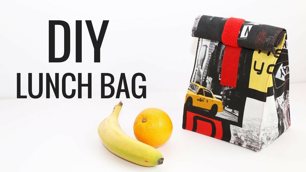 DIY LUNCH BAG | Cómo hacer una bolsa porta alimentos