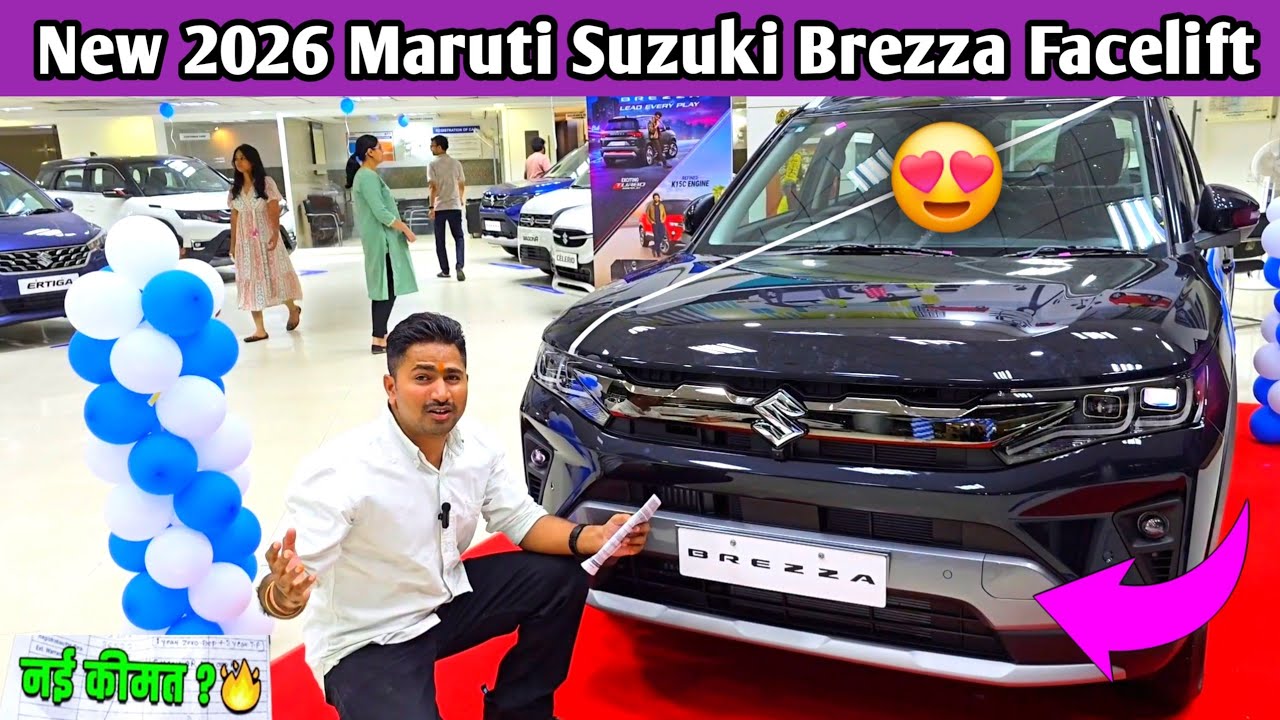 2026 New Maruti Suzuki Brezza Turbo Booster Jet Launch ❤️ New Brezza 2026 Model Detailed Review 