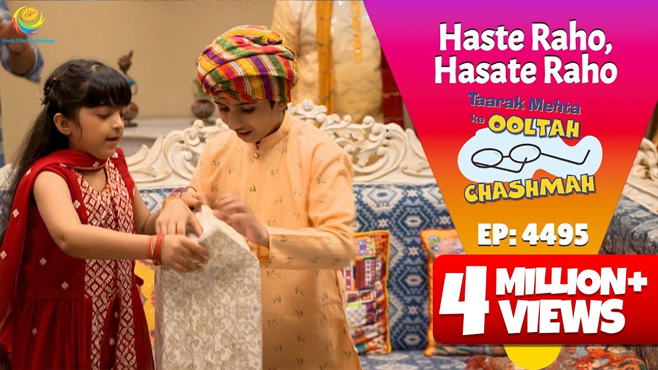 NEW! Ep 4495 - Naye Pariwar Hua Society me Aagman! | Taarak Mehta ka Ooltah Chashmah | तारक मेहता