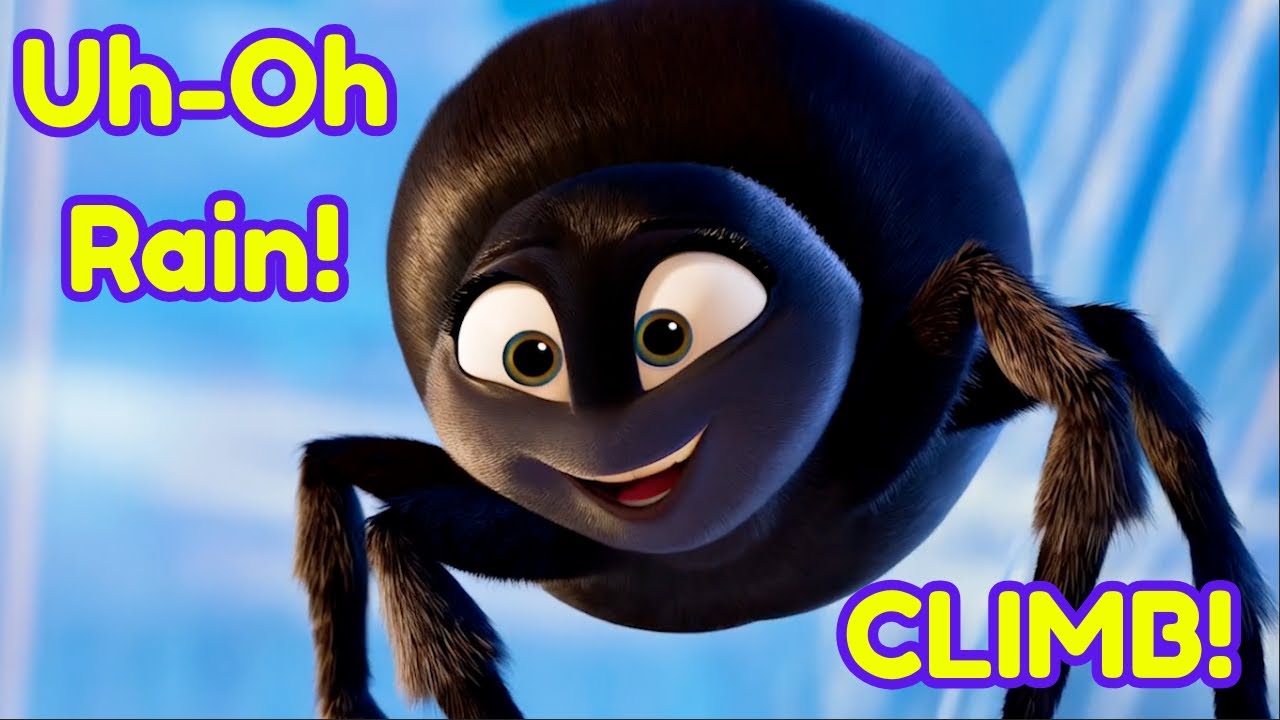 The Little Brave Spider 🕷️ | A Courageous Song for Kids to Sing Along! 🌧️☀️🌟