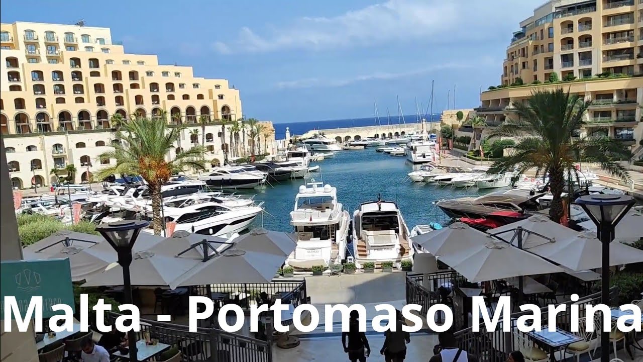 Walking Tour,Discover Portomaso , Marina - Malta  St.Julian's, September 2025 #travel #visitmalta 