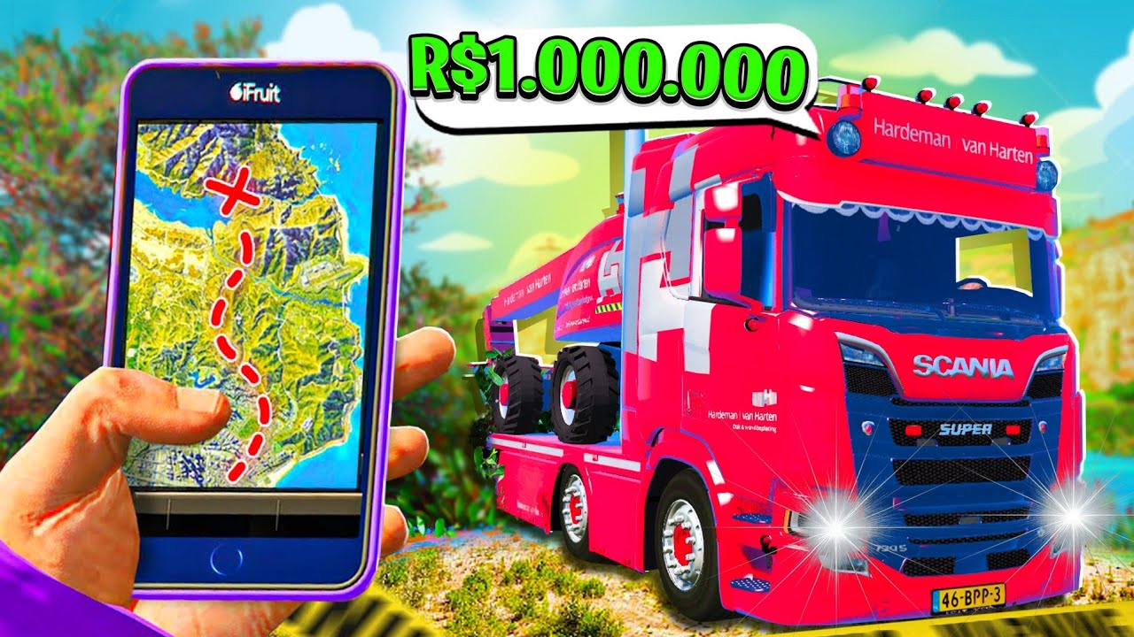 24 HORAS EM BUSCA DE UM CAMINHÃO RARO!! GTA 5