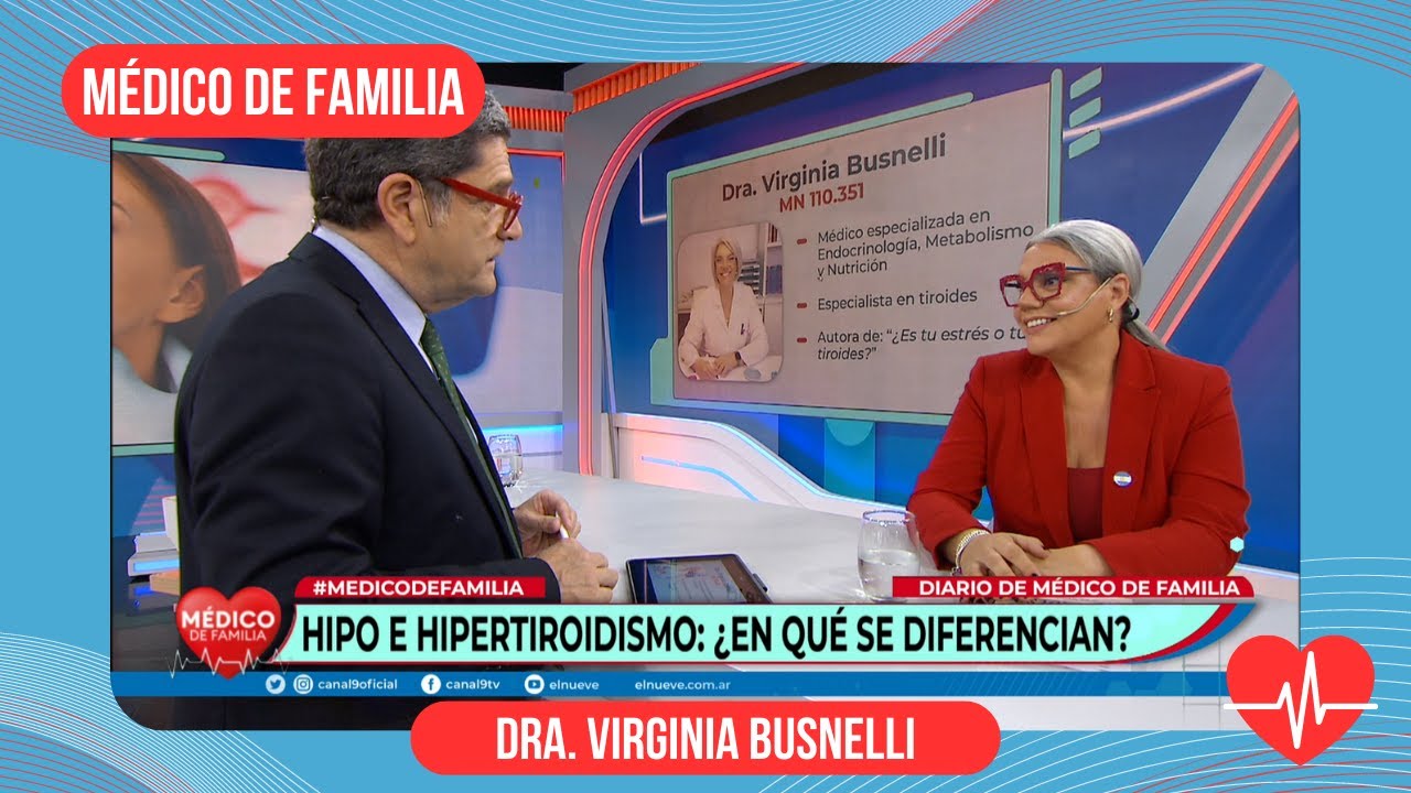 Hipo e hipertiroidismo | Médico de familia | Dr. Jorge Tartaglione | Dra. Virginia Busnelli