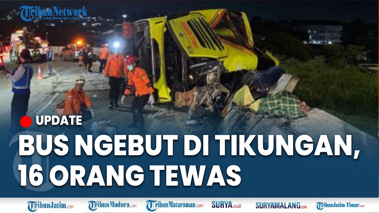🔴KRONOLOGI KECELAKAAN MAUT BUS CAHAYA TRANS di Tol Krapyak Semarang, Ngebut di Tikungan