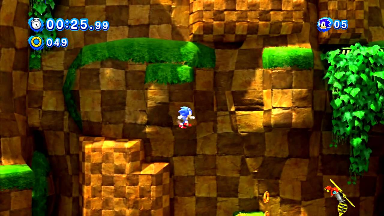 Sonic Generations GreenHill Act.1 Speed Run 0:37.21