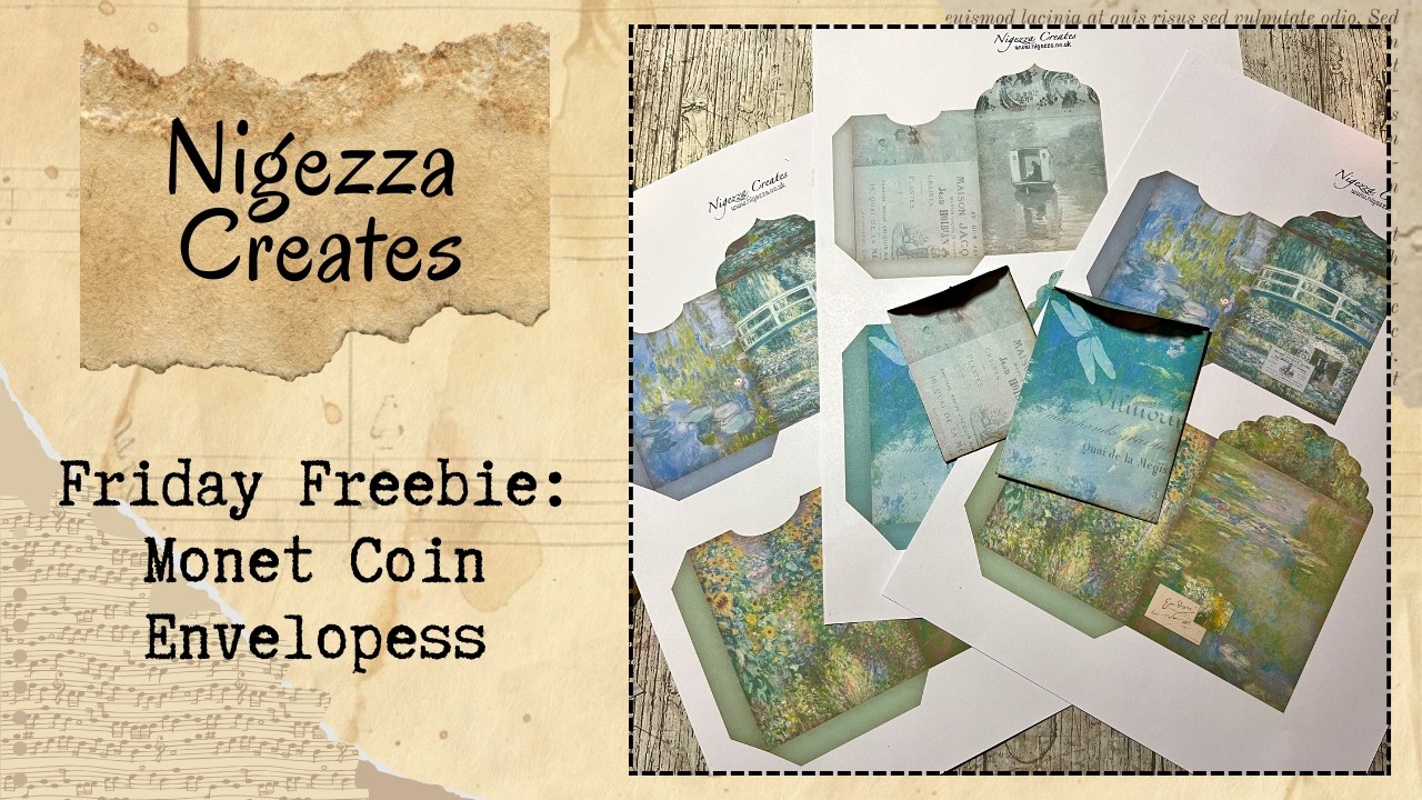 Friday Freebie: Monet Coin Envelopes