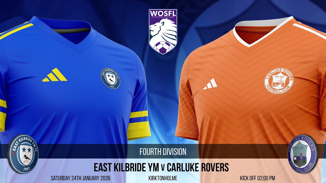 East Kilbride YM v Carluke Rovers - WOSFL Fourth Division - 24th January 2026