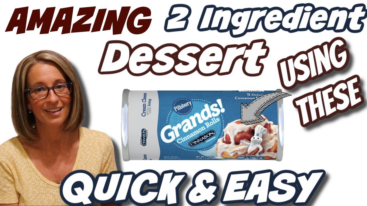 Hands Down BEST 2 INGREDIENT Dump & Go Dessert EVER | SOOO QUICK & EASY | CROWD PLEASER