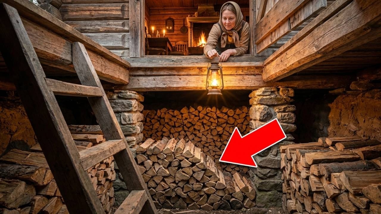 She Hid Her Shed Under Her Cabin — Until Her Firewood Stayed Dry Through Winter