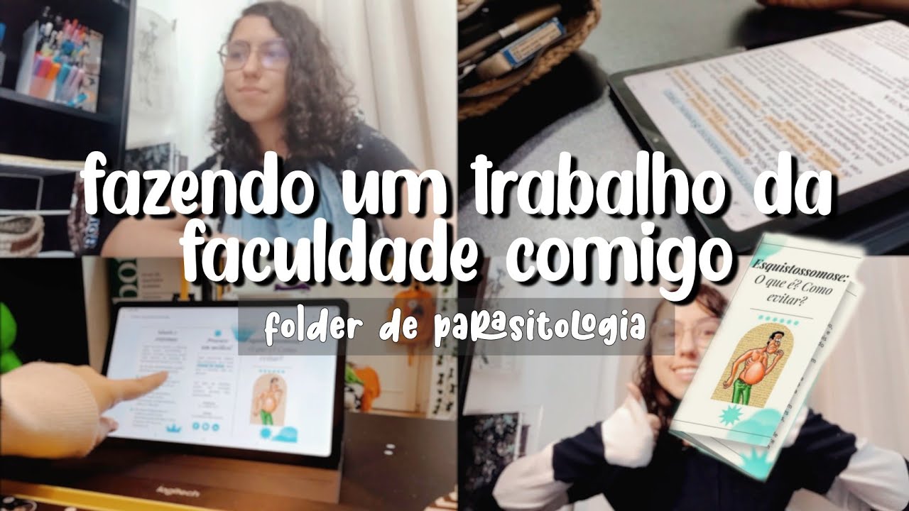 Fazendo um trabalho da faculdade comigo | firstpopcorn