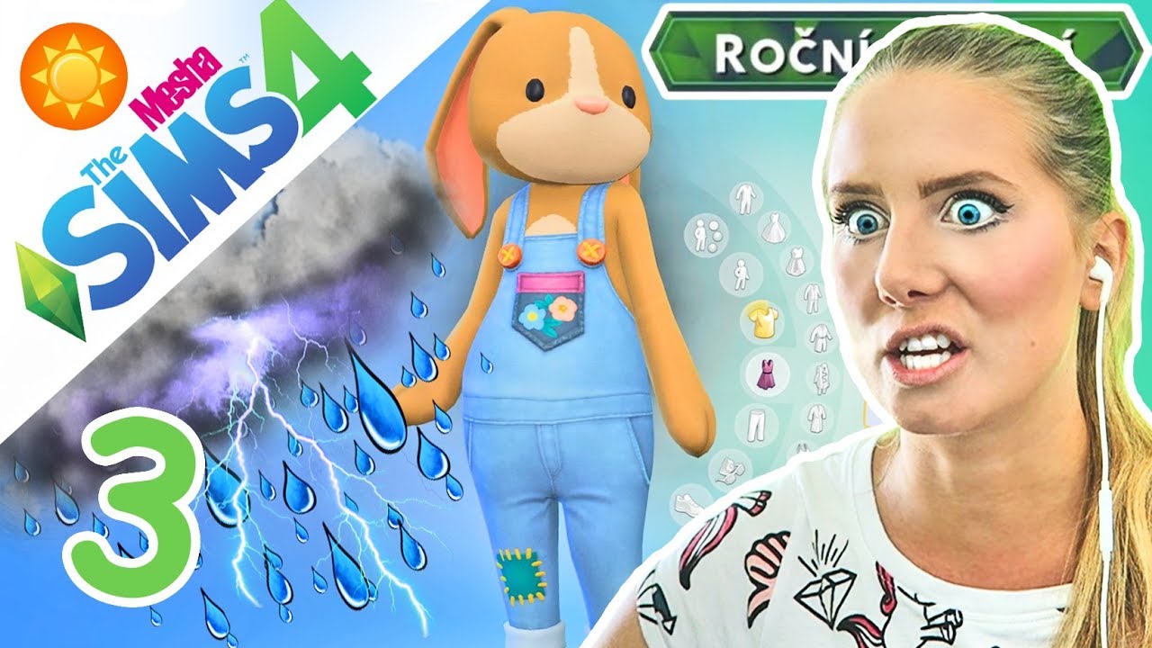 PŘEPADLA NÁS OBŘÍ BOUŘE + NOVÉ OBLEČENÍ ● The Sims 4 - ROČNÍ OBDOBÍ 03
