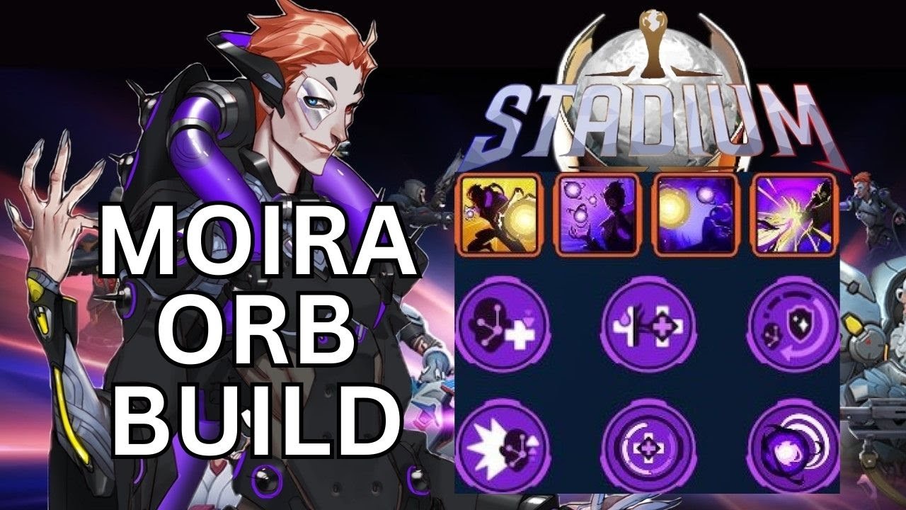 The Insane Moira Orb Build To Hard Carry In Overwatch 2 Stadium(100k Income Game)