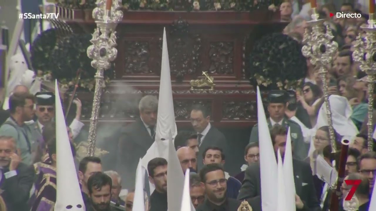 LOS NEGRITOS POR CUESTA DEL ROSARIO Y SALVADOR JUEVES SANTO SEMANA SANTA SEVILLA 2023