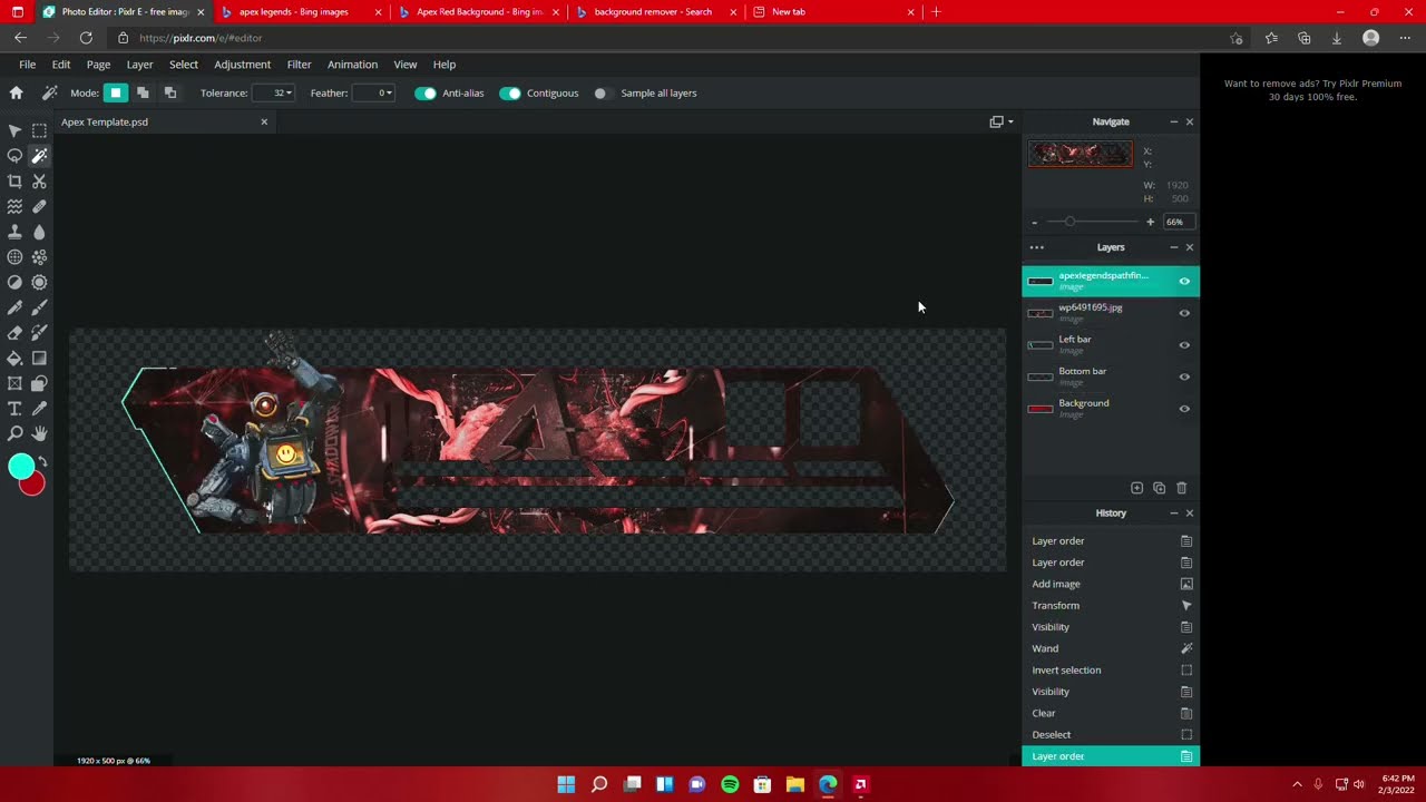 Apex Legends Overlay PIXLR