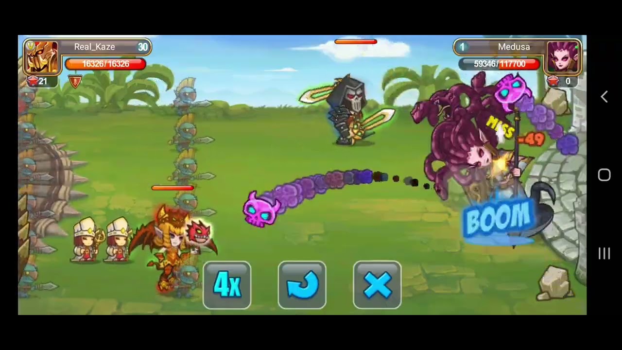 Little empire 2026. Beat seal 4-10 Medusa low level (level 30)