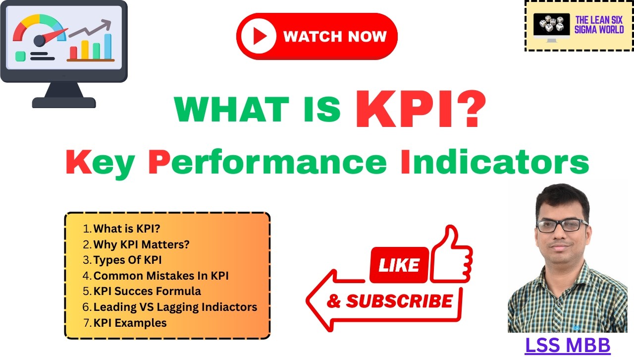What Is Key Performance Indicators (KPI)? I The Lean Six Sigma World