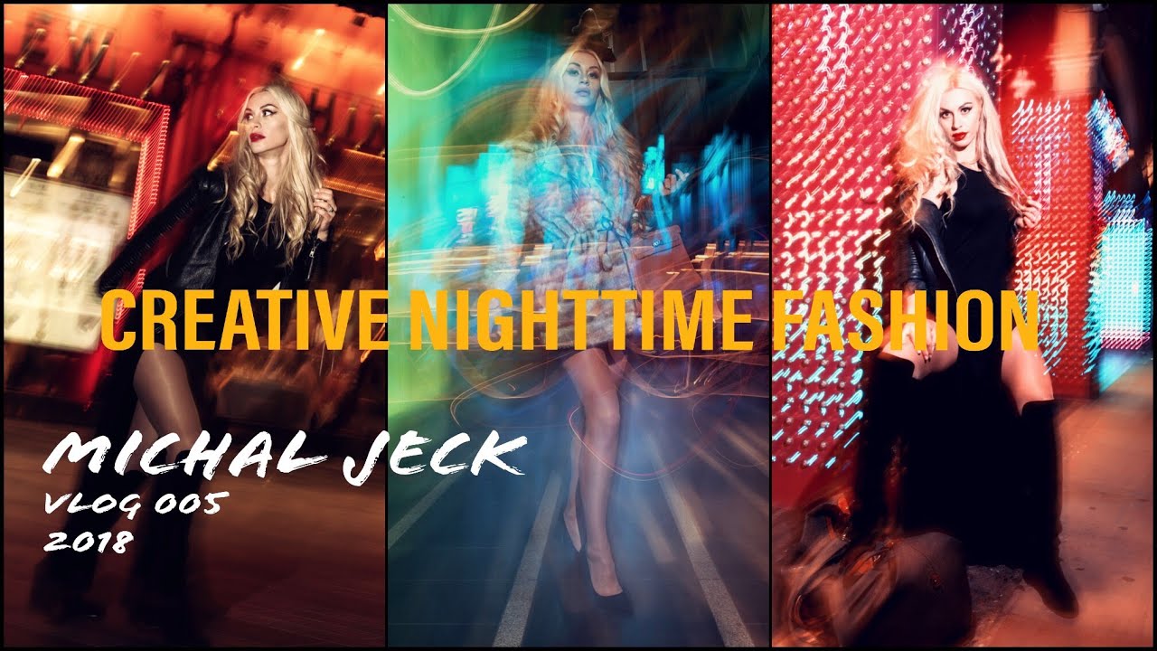 Rear curtain sync CREATIVE NIGHTTIME FASHION