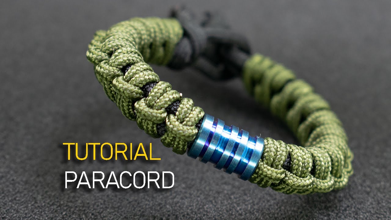 Pulsera paracord con titanio, el nudo perfecto pero simple