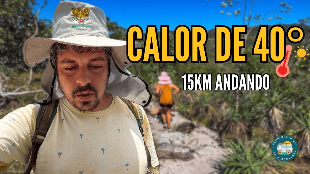 Vivendo um CALOR EXTREMO na CHAPADA DOS VEADEIROS de KOMBI