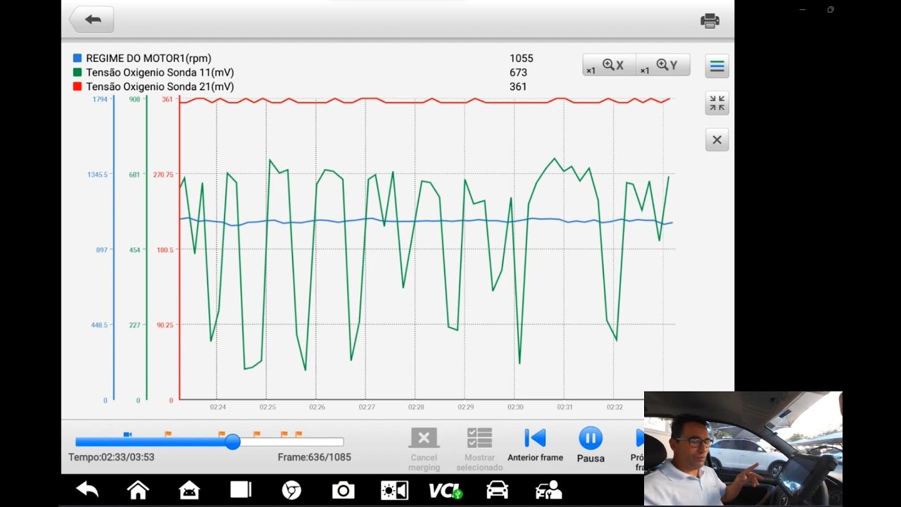 Como fazer uma análise de dados ao vivo com o scanner Autel