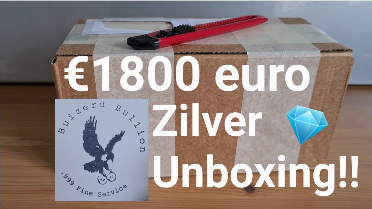 &euro;1800 euro Zilver baren unboxing!!🤑💰