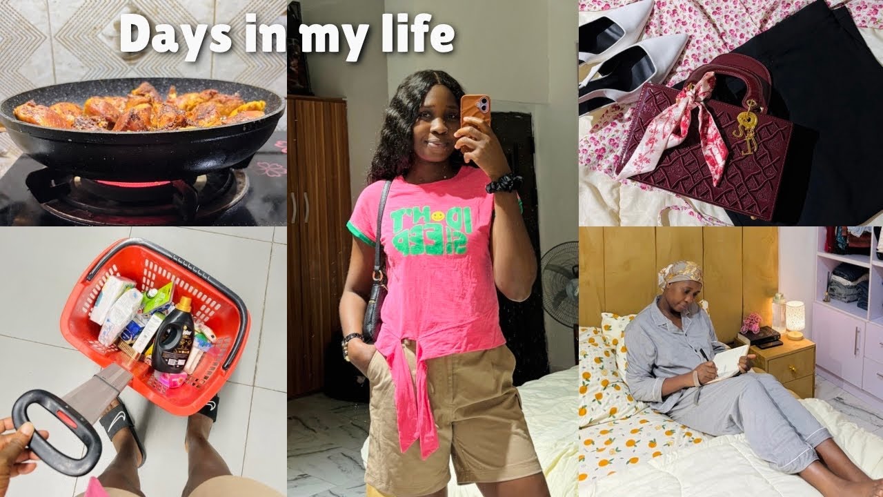 Living Alone in Nigeria| Cooking, Grocery Shopping, Productive Days in My Life 🍀