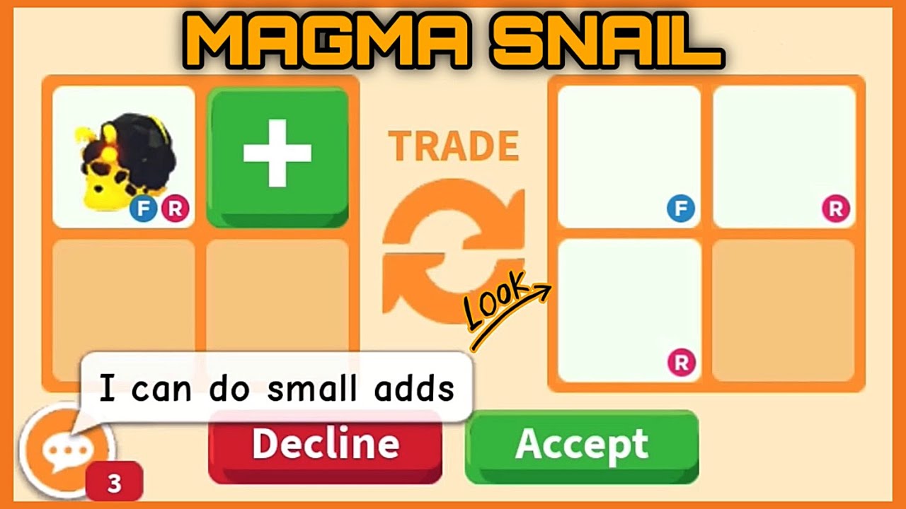 🔥🐌 TRADING *NEW* MAGMA SNAIL!! OMG EVERYONE IS WILLING TO OVERPAY FOR THEM!! in #adoptme
