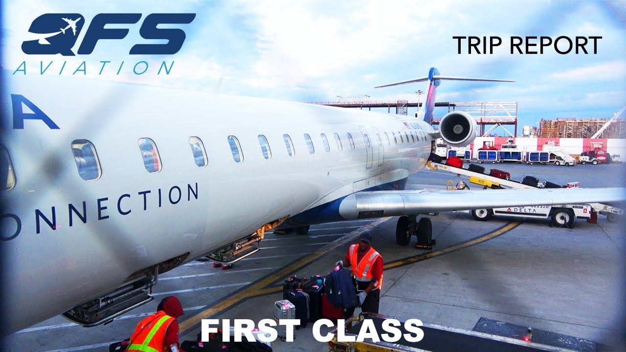 TRIP REPORT | Delta Airlines - CRJ 900 - Savannah (SAV) to New York (LGA) | First Class