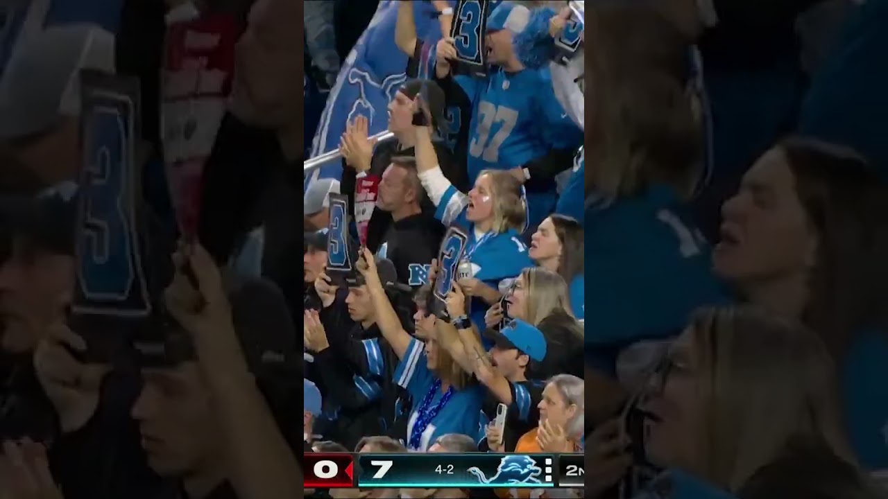 Ford Field was ROCKING on Monday Night Football | Baker Mayfield struggles to hear playcall
