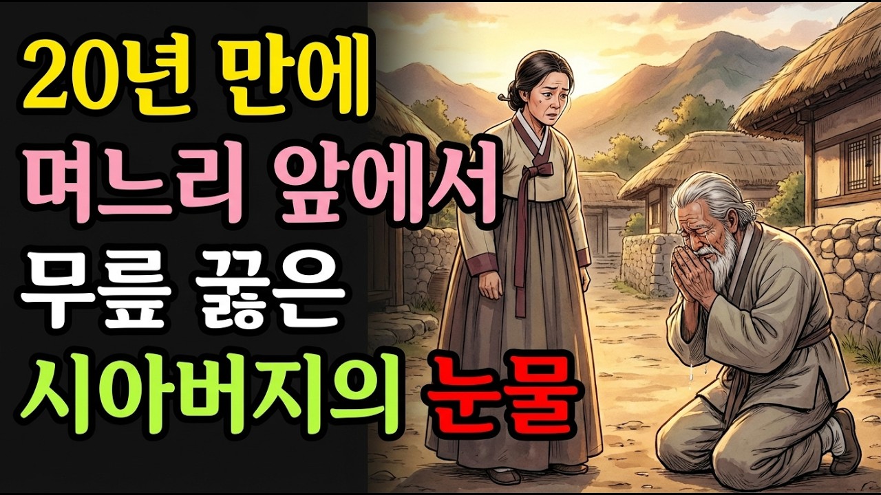 멸시받던 며느리가 올린 '이것' 한 잔. 20년간 찾던 은인의 정체가 밝혀졌다. | 듣기만 해도 스르르 잠이 오는 | 민담 | 달빛 책갈피