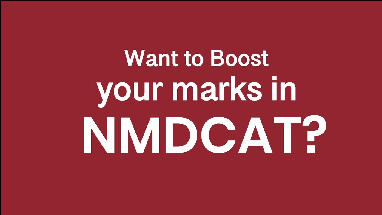 Free NMDCAT Test Session and Full Course