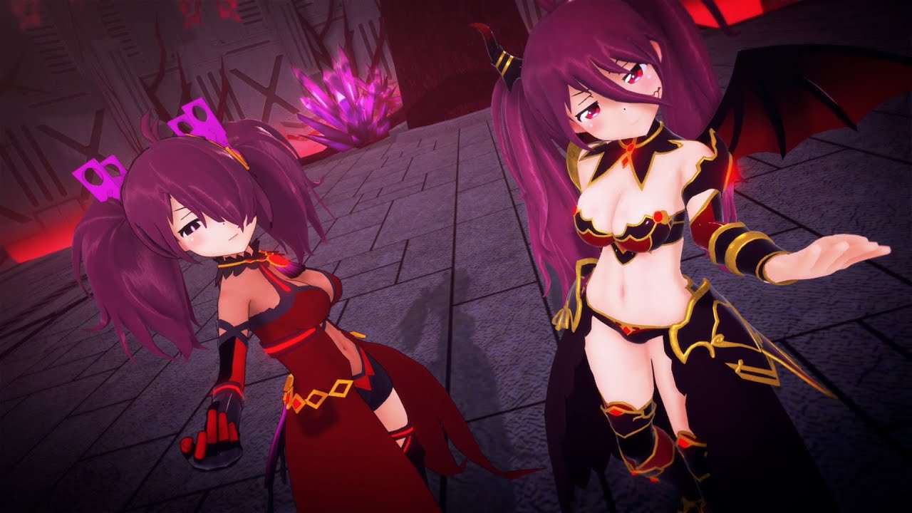 【MMDバトガ】Devil   粒咲あんこ  【戰鬥女子學園】