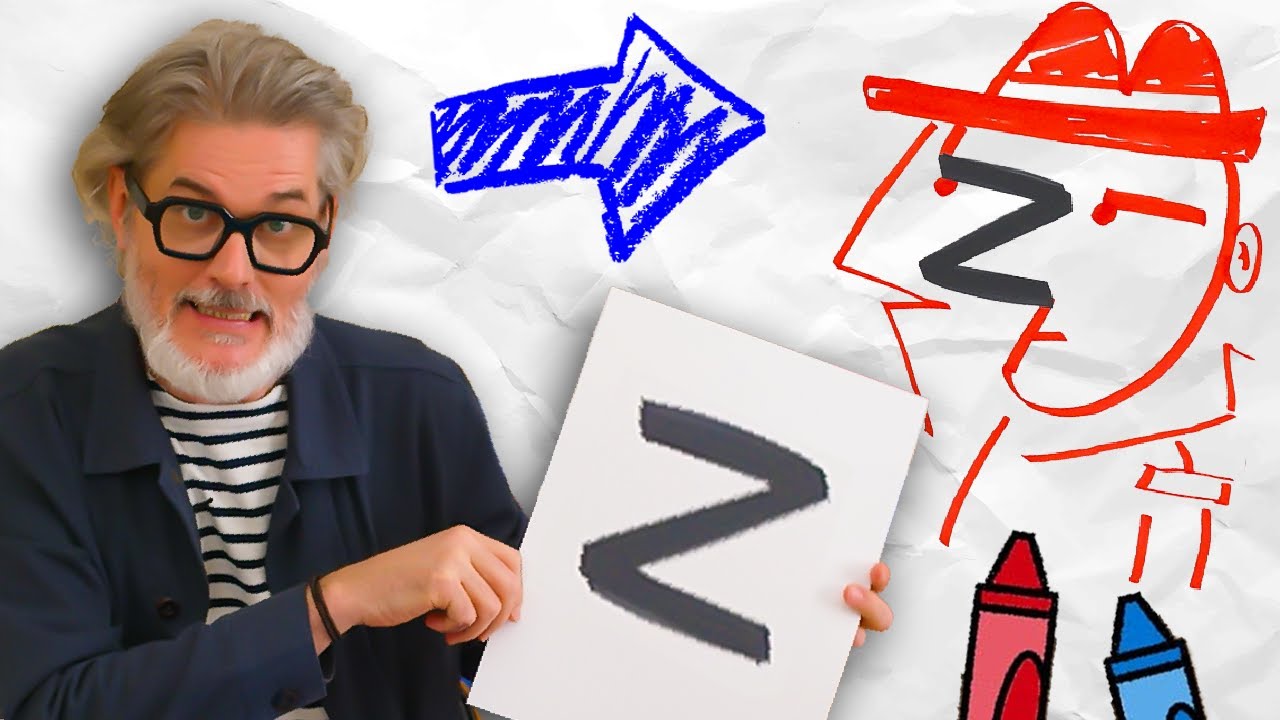 Draw Something Mysterious Using The Letter Z | Drawing Videos For Kids | Mo Willems Workshop