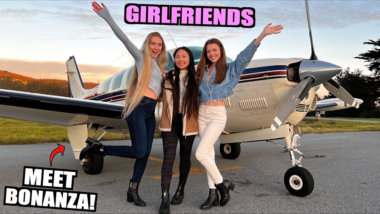 Taking Our Girlfriends Flying In Our A36TC Turbo Bonanza! (SFO Class Bravo)