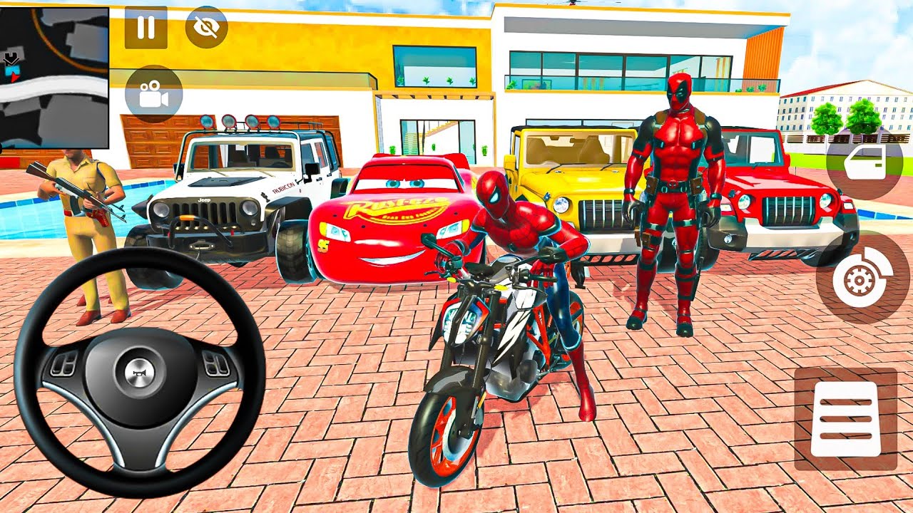 ❄️ Indian Thift Auto BatMan Game 🐝 Superhero Modify 💡Lightning_McQueen🔥Purchase All Car 🏎️ & Bike 🏍️