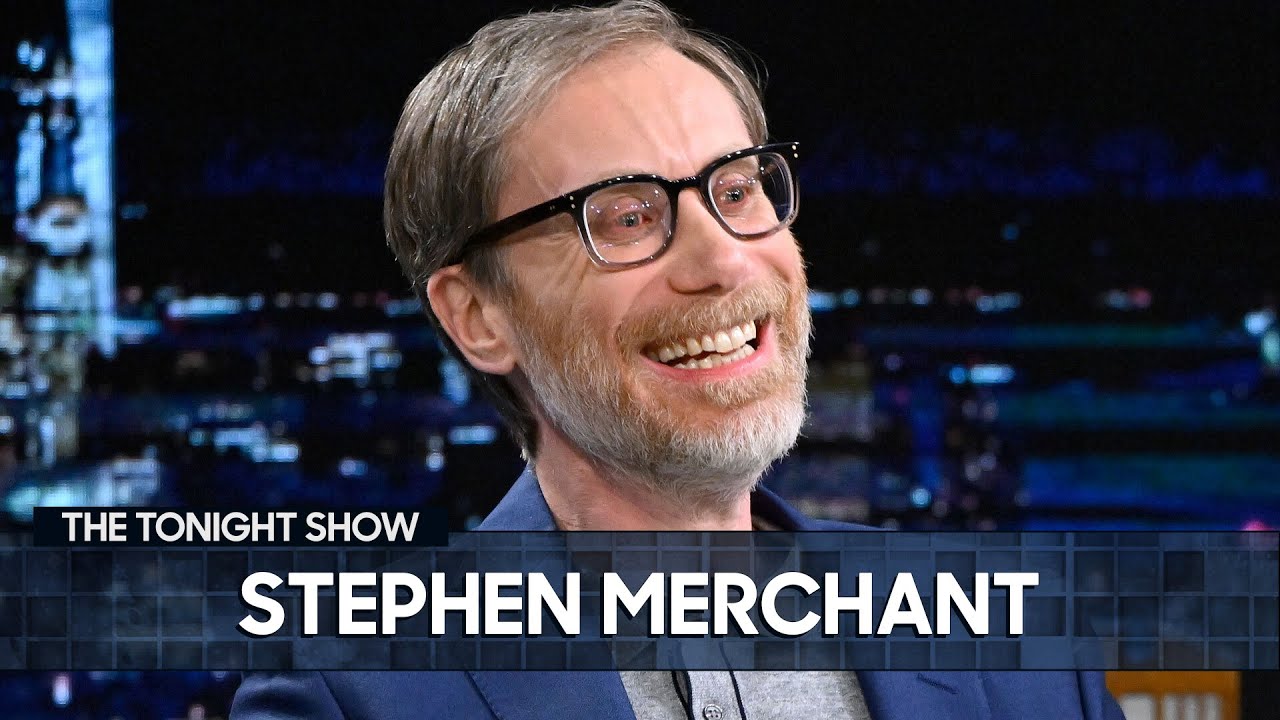 Stephen Merchant Nearly Broke Bruce Springsteen's Neck | The Tonight Show Starring Jimmy Fallon