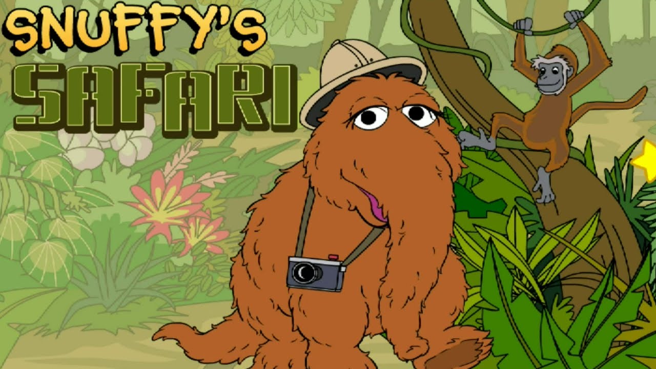 Sesame Street Snuffy's Safari Animals Expedition Online Game