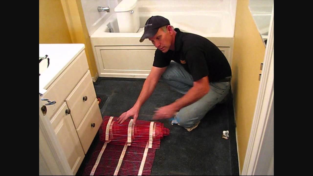 Using Edge Strip Kits to Install WARMUP Electric Floor Heating Mat