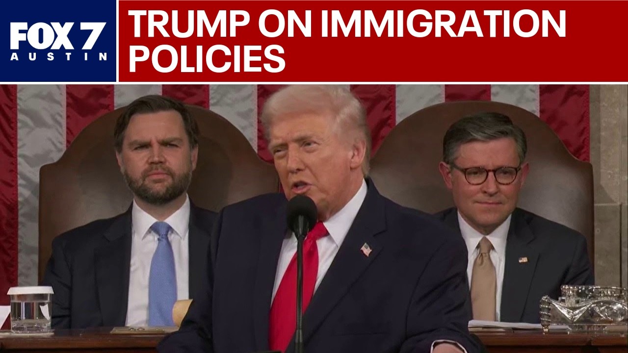 Trump touts immigration policies, claims inflation down