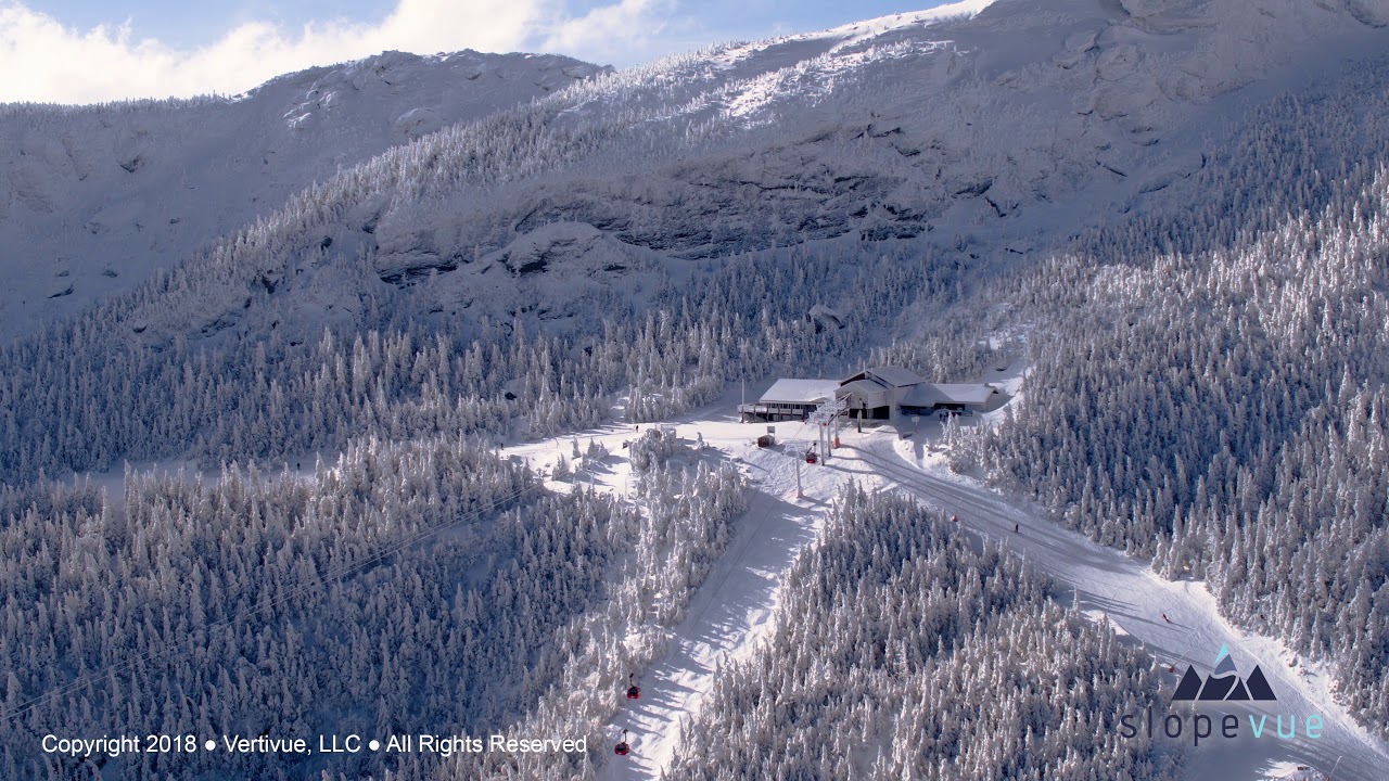 Stowe Mountain Resort Aerial Overview by Slopevue.com