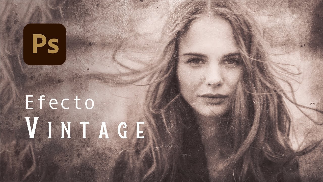 Cómo crear una FOTO ANTIGUA en Photoshop - Efecto Vintage - Inspirado en Julia Margaret Cameron