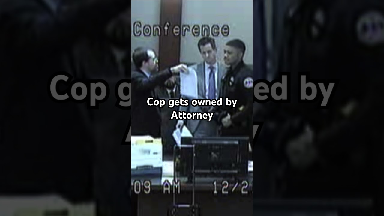Cop gets schooled by Attorney in this amazing clip! 