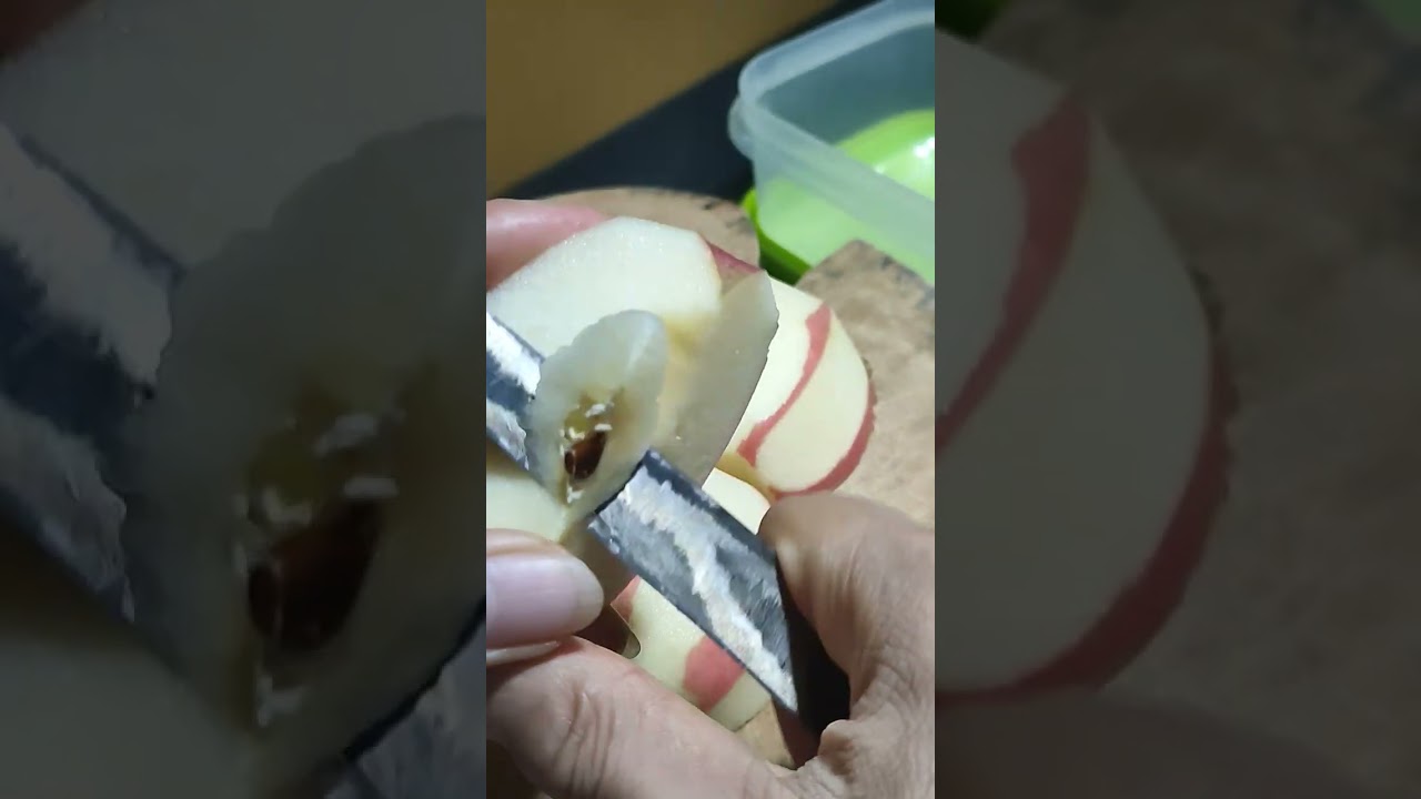 КАК ПРИГОТОВИТЬ ЯБЛОКО ДЛЯ СВЕЖЕГО ЗЕЛЕНОГО САЛАТА 😋 