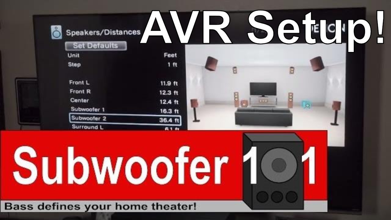 How I Set Up My AVR Denon X6200W 9.2 Atmos DTS:X Crossovers and Distances