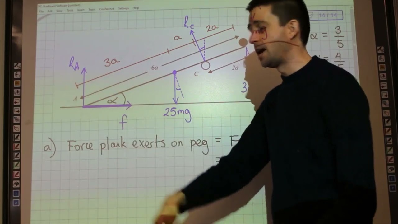 A Level Maths - Mechanics - Statics of rigid bodies 2