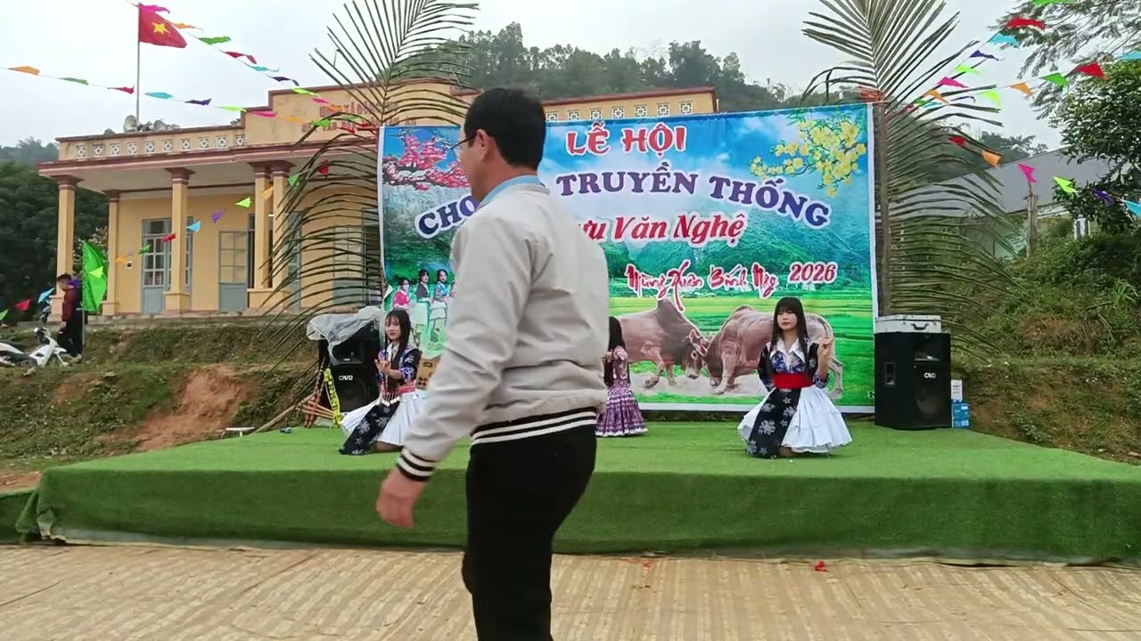 Ngày 2 tết năm 2026 Thôn Tân An Giao Lưu văn nghệ Vui xuân Choi Bò 