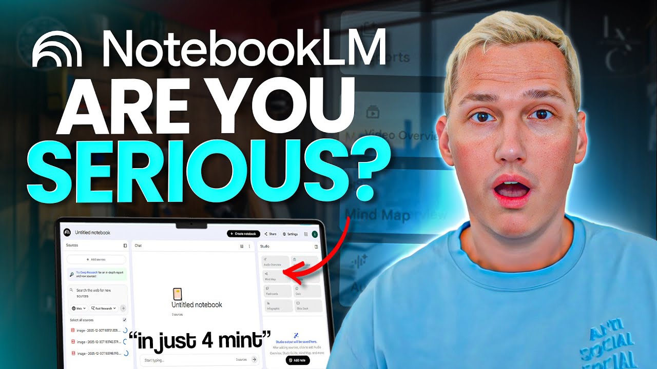 Приложение Google NotebookLM просто уничтожило клиентские исследования, которые раньше стоили 500...
